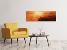Laden Sie das Bild in den Galerie-Viewer, Leinwandbild Panorama Farbenprächtige Landschaft