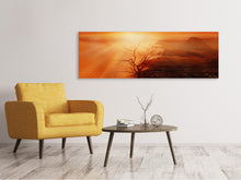 Laden Sie das Bild in den Galerie-Viewer, Leinwandbild Panorama Farbenprächtige Landschaft