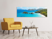 Laden Sie das Bild in den Galerie-Viewer, Leinwandbild Panorama Mein Lieblinsplatz am Strand