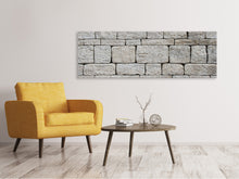 Laden Sie das Bild in den Galerie-Viewer, Leinwandbild Panorama Mauer Muster