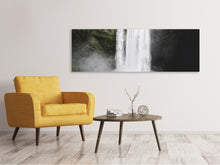 Laden Sie das Bild in den Galerie-Viewer, Leinwandbild Panorama Spektakulärer Wasserfall