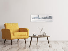 Laden Sie das Bild in den Galerie-Viewer, Leinwandbild Panorama Gmunden Schloss Ort