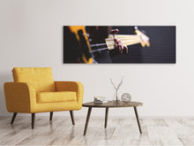 Laden Sie das Bild in den Galerie-Viewer, Leinwandbild Panorama Gitarrenspieler