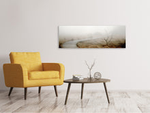 Laden Sie das Bild in den Galerie-Viewer, Leinwandbild Panorama Dichter Nebel