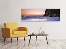 Laden Sie das Bild in den Galerie-Viewer, Leinwandbild Panorama Im Eis