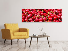 Laden Sie das Bild in den Galerie-Viewer, Leinwandbild Panorama XL Kirschen