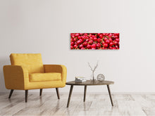 Laden Sie das Bild in den Galerie-Viewer, Leinwandbild Panorama XL Kirschen