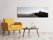 Laden Sie das Bild in den Galerie-Viewer, Leinwandbild Panorama Inspiration Berge
