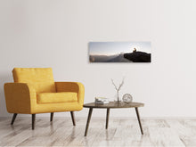 Laden Sie das Bild in den Galerie-Viewer, Leinwandbild Panorama Inspiration Berge