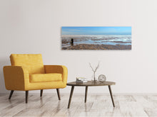 Laden Sie das Bild in den Galerie-Viewer, Leinwandbild Panorama Die Nordsee