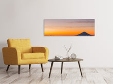 Laden Sie das Bild in den Galerie-Viewer, Leinwandbild Panorama Fujisan bei Sonnenuntergang