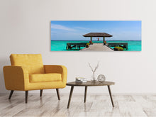 Laden Sie das Bild in den Galerie-Viewer, Leinwandbild Panorama Die Freiheit am Meer