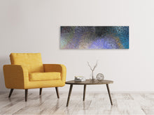 Laden Sie das Bild in den Galerie-Viewer, Leinwandbild Panorama Glas bunt satiniert
