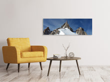 Laden Sie das Bild in den Galerie-Viewer, Leinwandbild Panorama Aiguille du Midi
