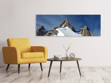 Laden Sie das Bild in den Galerie-Viewer, Leinwandbild Panorama Aiguille du Midi