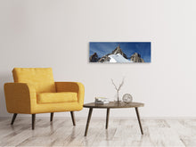Laden Sie das Bild in den Galerie-Viewer, Leinwandbild Panorama Aiguille du Midi