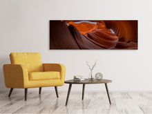 Laden Sie das Bild in den Galerie-Viewer, Leinwandbild Panorama Fantastischer Antelope canyon