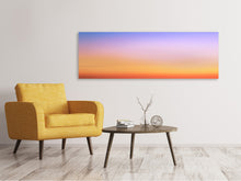 Laden Sie das Bild in den Galerie-Viewer, Leinwandbild Panorama Farbenfroher Meerblick