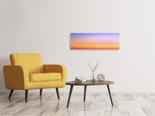 Laden Sie das Bild in den Galerie-Viewer, Leinwandbild Panorama Farbenfroher Meerblick