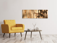 Laden Sie das Bild in den Galerie-Viewer, Leinwandbild Panorama Natürlicher Bambus