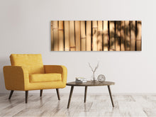 Laden Sie das Bild in den Galerie-Viewer, Leinwandbild Panorama Natürlicher Bambus