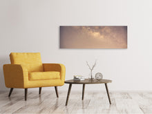 Laden Sie das Bild in den Galerie-Viewer, Leinwandbild Panorama Ein Himmel voller Sterne