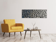 Laden Sie das Bild in den Galerie-Viewer, Leinwandbild Panorama Stein Muster