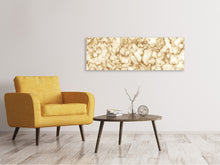 Laden Sie das Bild in den Galerie-Viewer, Leinwandbild Panorama Abstrakte Steinwand