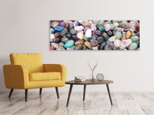 Laden Sie das Bild in den Galerie-Viewer, Leinwandbild Panorama Bunte Edelsteine