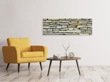 Laden Sie das Bild in den Galerie-Viewer, Leinwandbild Panorama Mauer Design
