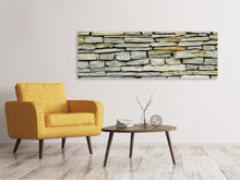 Laden Sie das Bild in den Galerie-Viewer, Leinwandbild Panorama Mauer Design