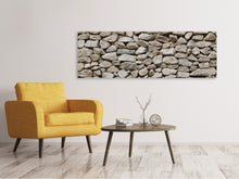 Laden Sie das Bild in den Galerie-Viewer, Leinwandbild Panorama Stein Handwerk