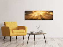 Laden Sie das Bild in den Galerie-Viewer, Leinwandbild Panorama Mystische Strasse