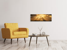 Laden Sie das Bild in den Galerie-Viewer, Leinwandbild Panorama Mystische Strasse