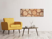 Laden Sie das Bild in den Galerie-Viewer, Leinwandbild Panorama Wand Bäume