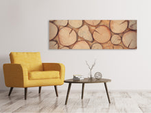 Laden Sie das Bild in den Galerie-Viewer, Leinwandbild Panorama Wand Bäume