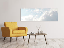 Laden Sie das Bild in den Galerie-Viewer, Leinwandbild Panorama Wolken im Licht