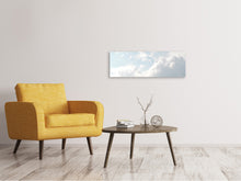 Laden Sie das Bild in den Galerie-Viewer, Leinwandbild Panorama Wolken im Licht