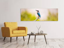 Laden Sie das Bild in den Galerie-Viewer, Leinwandbild Panorama Der Eisvogel