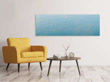 Laden Sie das Bild in den Galerie-Viewer, Leinwandbild Panorama Leichte Regentropfen