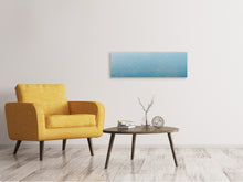 Laden Sie das Bild in den Galerie-Viewer, Leinwandbild Panorama Leichte Regentropfen