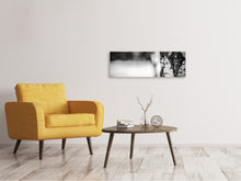 Laden Sie das Bild in den Galerie-Viewer, Leinwandbild Panorama Birken Stamm