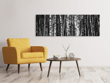 Laden Sie das Bild in den Galerie-Viewer, Leinwandbild Panorama Viele Birken XL