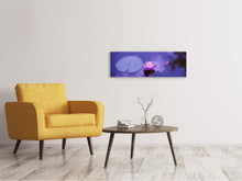Laden Sie das Bild in den Galerie-Viewer, Leinwandbild Panorama Lotus Blüte