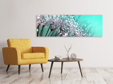 Laden Sie das Bild in den Galerie-Viewer, Leinwandbild Panorama Makro Löwenzahn