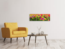 Laden Sie das Bild in den Galerie-Viewer, Leinwandbild Panorama Das Frühlingserwachen