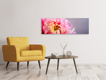 Laden Sie das Bild in den Galerie-Viewer, Leinwandbild Panorama Makro Chrysantheme
