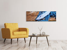 Laden Sie das Bild in den Galerie-Viewer, Leinwandbild Panorama Frisch gefangener Fisch
