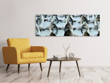Laden Sie das Bild in den Galerie-Viewer, Leinwandbild Panorama Auf dem Fischmarkt