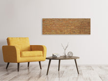 Laden Sie das Bild in den Galerie-Viewer, Leinwandbild Panorama Backsteinhintergrund